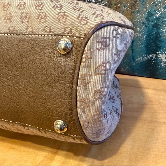 Dooney & Bourke Vintage Signature Monogram Satchel - Picture 10 of 15